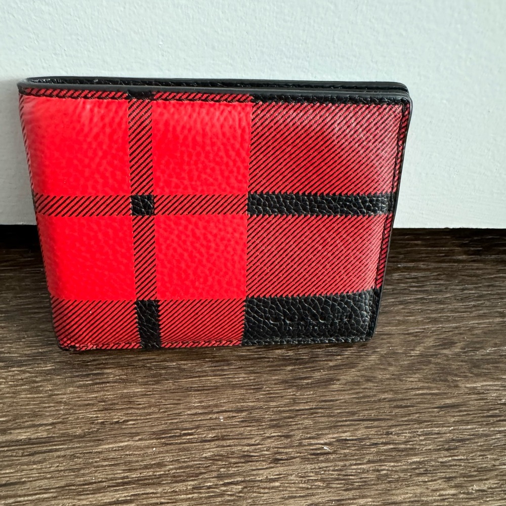 Coach Plaid Wallet